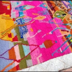 Dalia – Trendy Pop of Pink Berber Rug for Insta-Worthy Homes