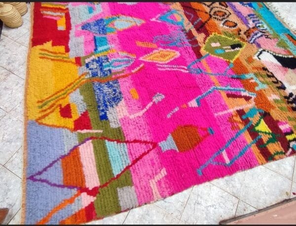 Dalia – Trendy Pop of Pink Berber Rug for Insta-Worthy Homes