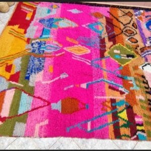 Dalia – Trendy Pop of Pink Berber Rug for Insta-Worthy Homes