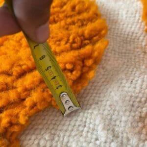 Kenza –Burnt Orange Moroccan Rug – Handwoven Wool