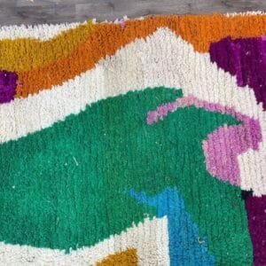 Zainab – Abstract Multicolor Moroccan Rug