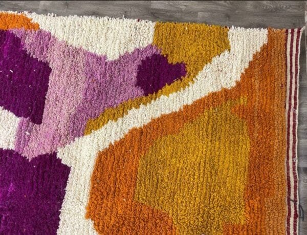 Zainab – Abstract Multicolor Moroccan Rug