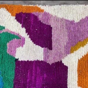 Zainab – Abstract Multicolor Moroccan Rug