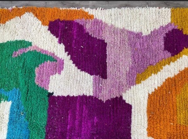 Zainab – Abstract Multicolor Moroccan Rug