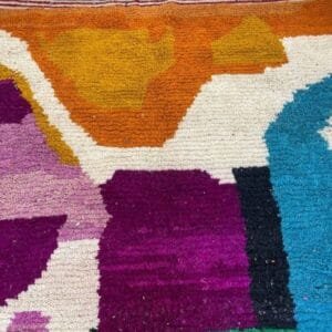 Zainab – Abstract Multicolor Moroccan Rug