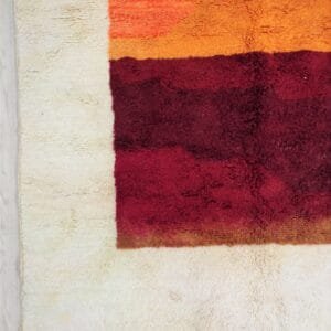 Sunset Moroccan Rug – Handwoven Wool Art