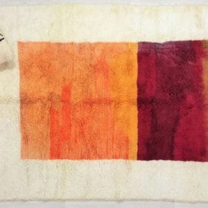 Sunset Moroccan Rug – Handwoven Wool Art