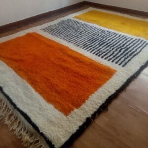 Nadia – Moroccan Horizon Rug – Sunrise in Wool