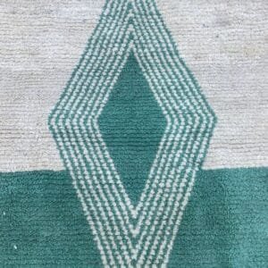 Nouria – Geometric Handmade Rug - Earthy Tones Design