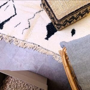 Lamia – Timeless Monochrome Moroccan Rug – Berber Design