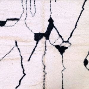 Lamia – Timeless Monochrome Moroccan Rug – Berber Design
