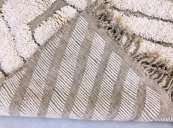 Ilham – Modern Shag Moroccan Rug - Handwoven Comfort