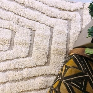 Ilham – Modern Shag Moroccan Rug - Handwoven Comfort