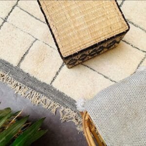 Chadia – Linear Moroccan Rug - Artisan Elegance Redefined