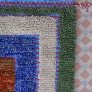 Latifa – Vibrant Moroccan Zigzag Rug : A Burst of Color