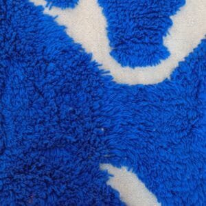 Laila – Classic Blue Moroccan Rug: Timeless Elegance