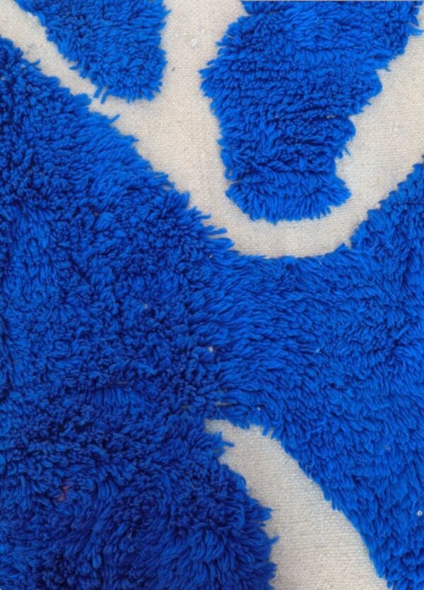 Laila – Classic Blue Moroccan Rug: Timeless Elegance