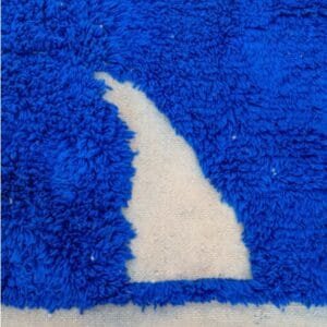 Laila – Classic Blue Moroccan Rug: Timeless Elegance