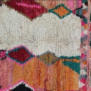 Rimah – Colorful Geometric Wool Rug – Moroccan Artistry