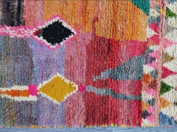 Rimah – Colorful Geometric Wool Rug – Moroccan Artistry