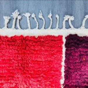 Yamina –Bold Abstract Moroccan Rug in Fiery Hues