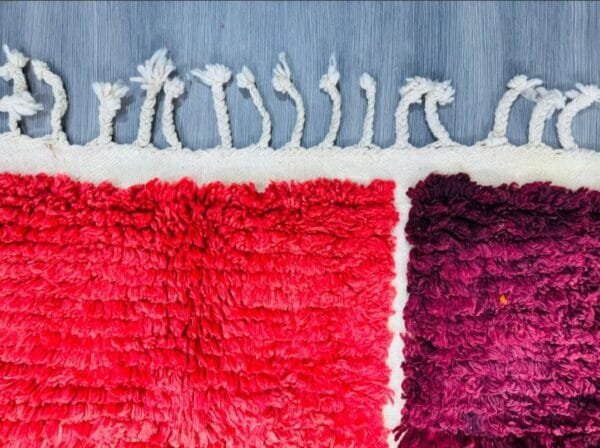 Yamina –Bold Abstract Moroccan Rug in Fiery Hues