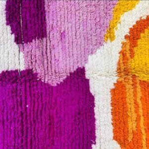 Nassima –Vibrant Abstract Wool Rug – Moroccan Inspired Design