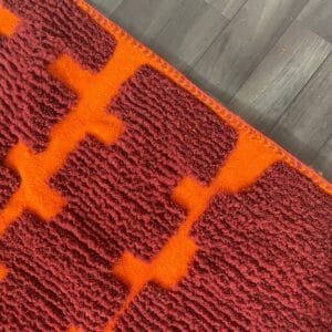 Burgundy Moroccan Rug – Handwoven Elegance in Deep Red Tones