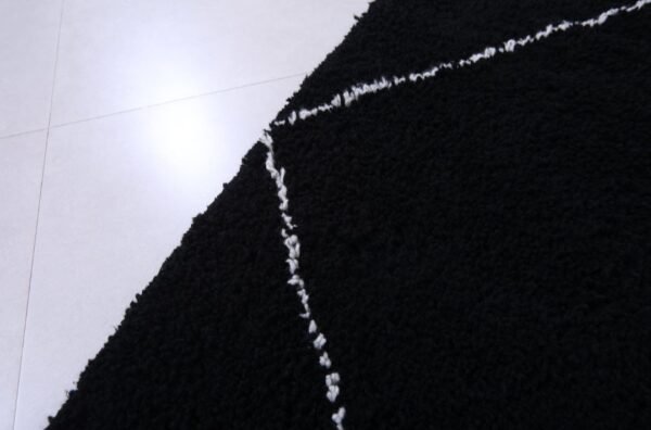 Moroccan Rug Zina – Black Moroccan Rug – Handmade Berber Carpet