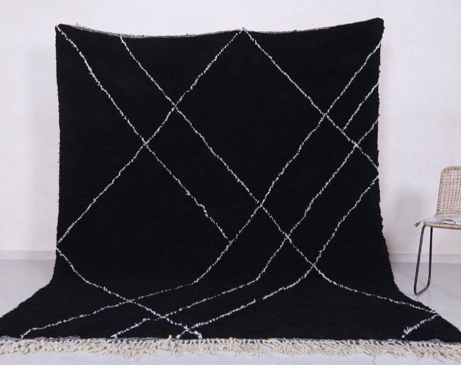 Black Moroccan Rug