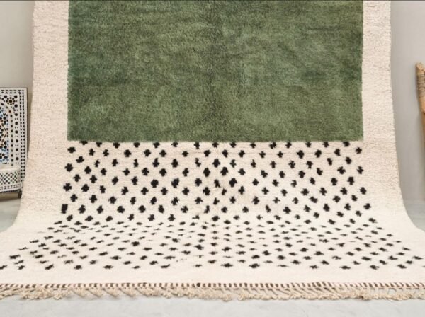 Green Berber Carpet – Authentic Moroccan Rug Samara – Green Berber Carpet – Authentic Moroccan Wool Rug
