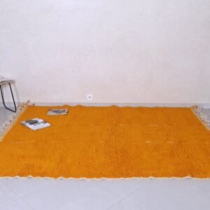 Handmade Rug Nora – Buy Handmade Rug Orange – Authentic Moroccan Shag Rug