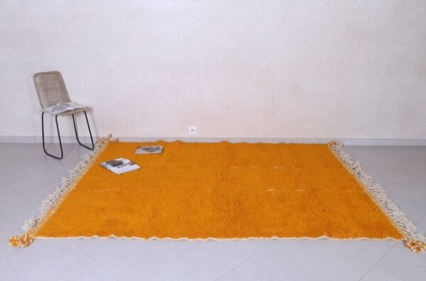 Handmade Rug Nora – Buy Handmade Rug Orange – Authentic Moroccan Shag Rug