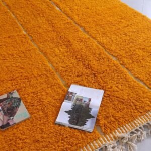 Handmade Rug Authentic Moroccan Shag Rug Nora – Buy Handmade Rug Orange – Authentic Moroccan Shag Rug