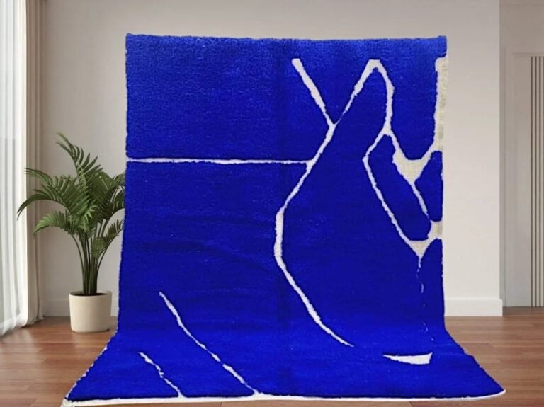 How a Blue Moroccan Rug Elevates Your Space
