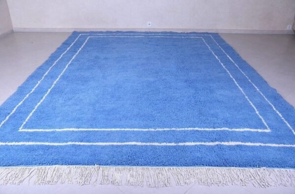 Light Blue Moroccan Rug – Maria – Light Blue Moroccan Rug – Handwoven Elegance for Any Space