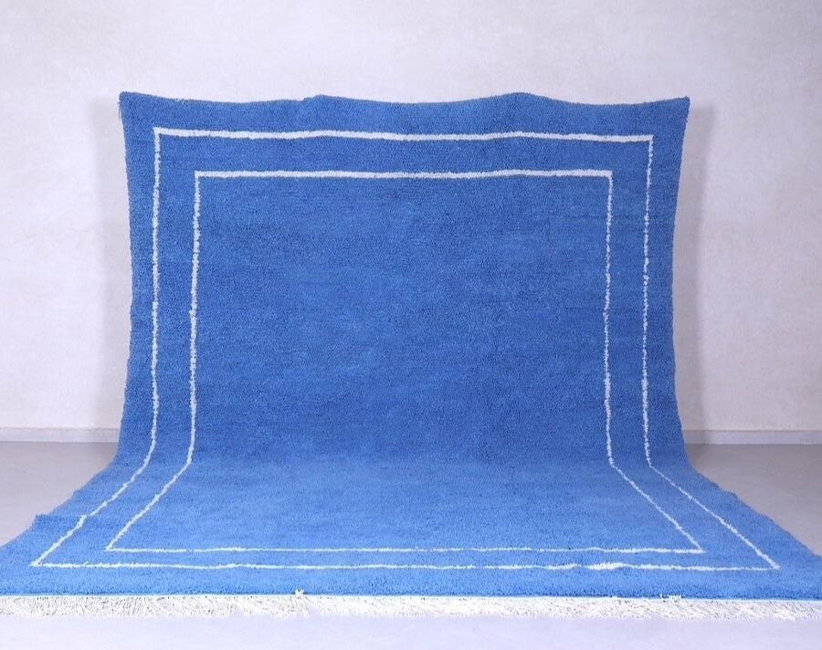 Light Blue Moroccan Rug – Handwoven Elegance for Any Space Light Blue Moroccan Rug