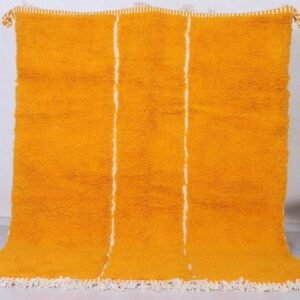 Nora – Buy Handmade Rug Orange – Authentic Moroccan Shag Rug Rug Orange