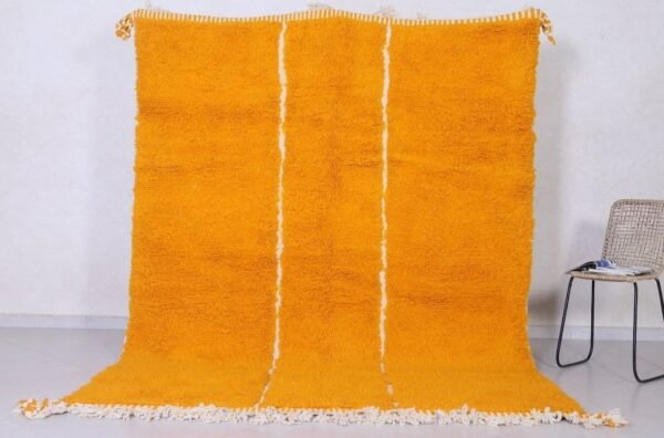 Nora – Buy Handmade Rug Orange – Authentic Moroccan Shag Rug Rug Orange