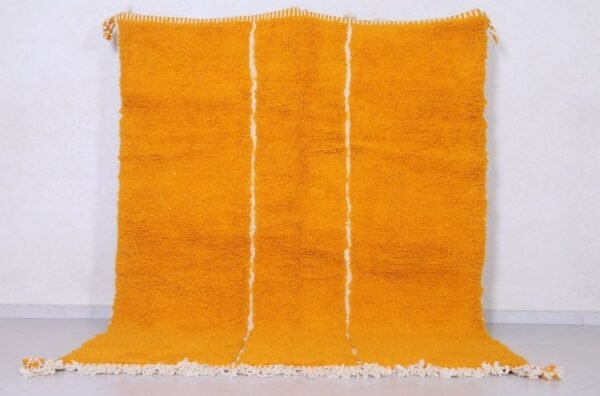 Orange Moroccan Shag Rug Nora – Buy Handmade Rug Orange – Authentic Moroccan Shag Rug