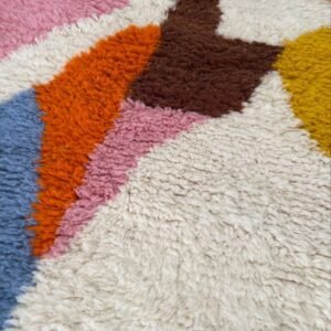 colored area rugs Rahma – Morrocan Colorful area Rugs for living room