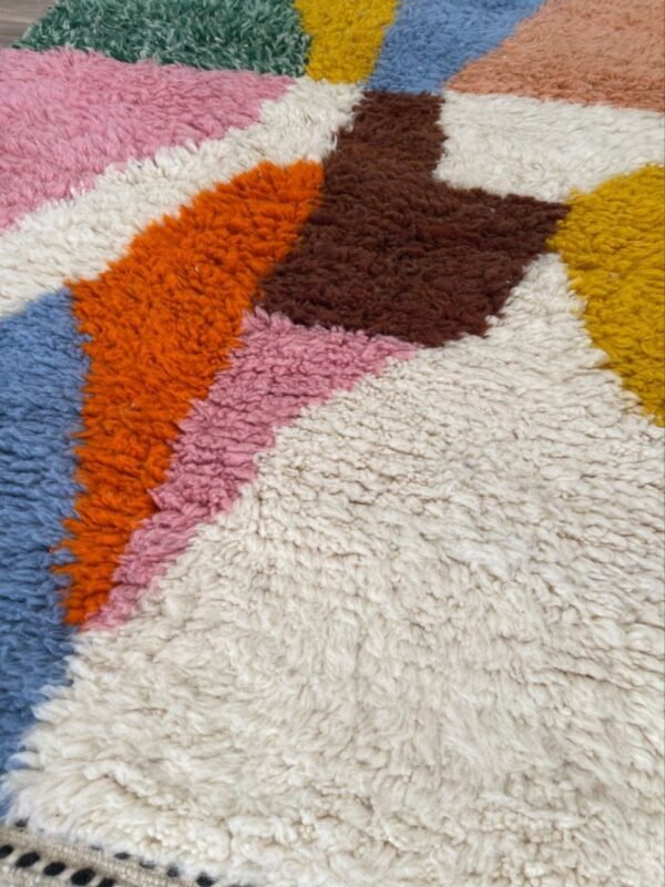 colored area rugs Rahma – Morrocan Colorful area Rugs for living room