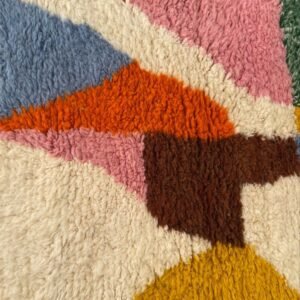 cream colored area rugs Rahma – Morrocan Colorful area Rugs for living room