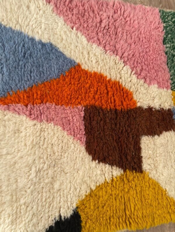 cream colored area rugs Rahma – Morrocan Colorful area Rugs for living room