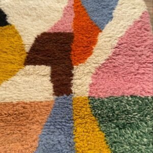 multi color area rugs Rahma – Morrocan Colorful area Rugs for living room