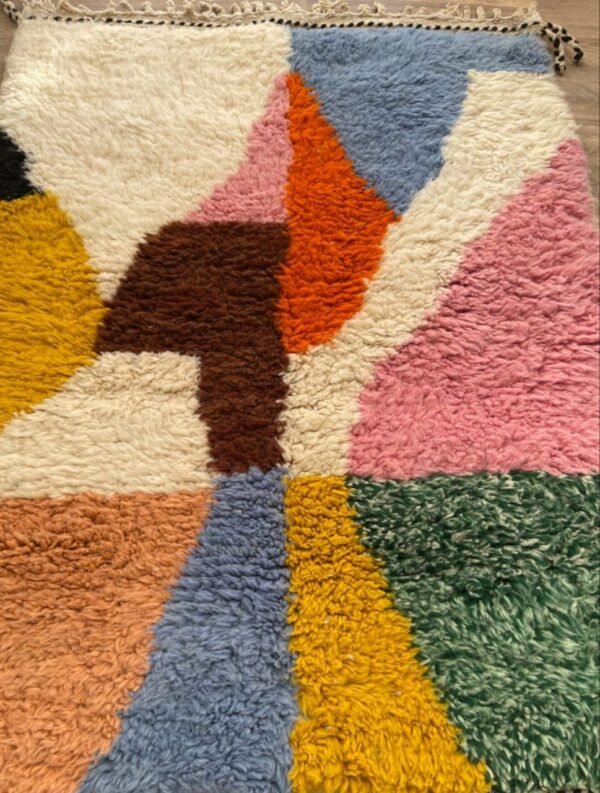 multi color area rugs Rahma – Morrocan Colorful area Rugs for living room