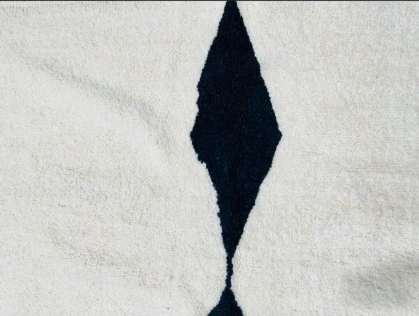 photo_5911375352087824948_y Aicha –Black and White Tribal Rug – Handwoven Moroccan Carpet