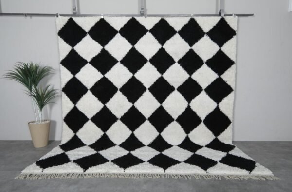Beni Ourain Rug black and white Beni Ourain Rug black and white