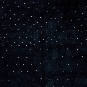 Black Rug with White Black Rug with White Polka Dots – Modern Handmade Moroccan Style