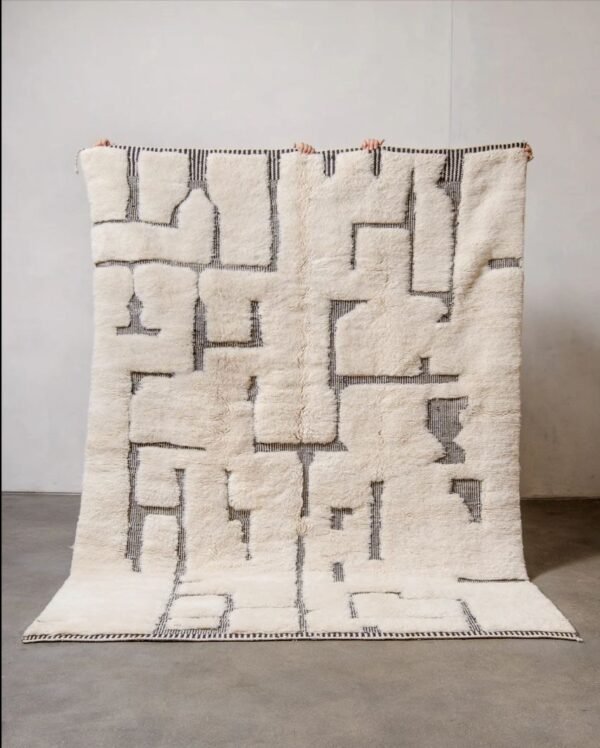 Moroccan Rug 8x10 – Handwoven Wool Rug for Living Rooms Moroccan Rug 8x10